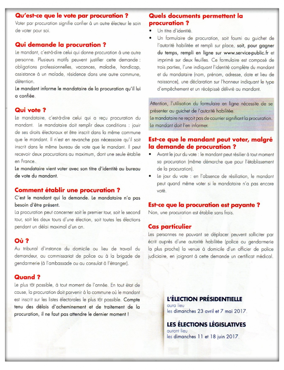 Procédure 2/2